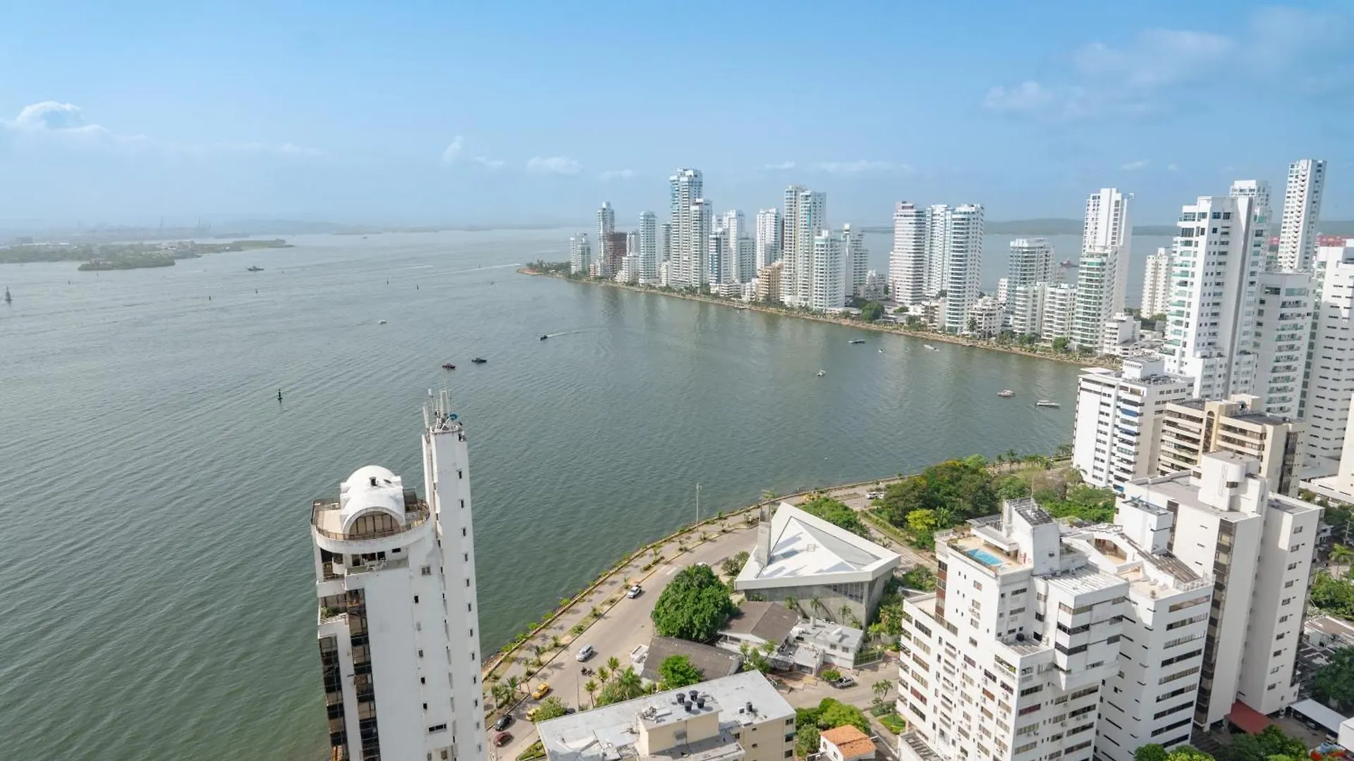 Apartment 3Bd Condo-Amazing View-Modern Apt-Luxury Building Cartagena Colombia